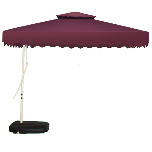 Adjustable Sun Umbrellas Offset Patio Cantilever Umbrella and Weighted Base Stand Manufactory